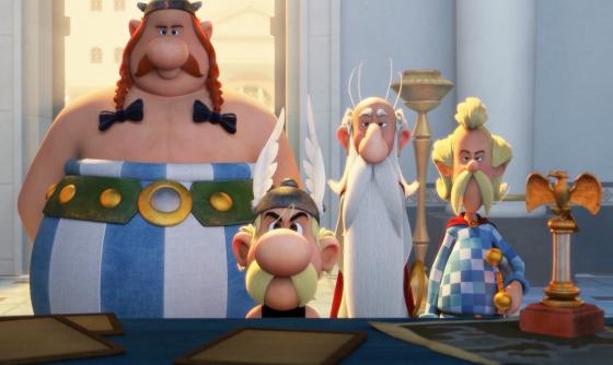Scéna z filmu Asterix: Sídlo Bohov