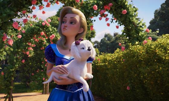 Scéna z filmu Pyšná princezná