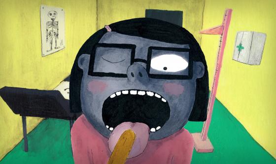 Scéna z filmu Aaaa!